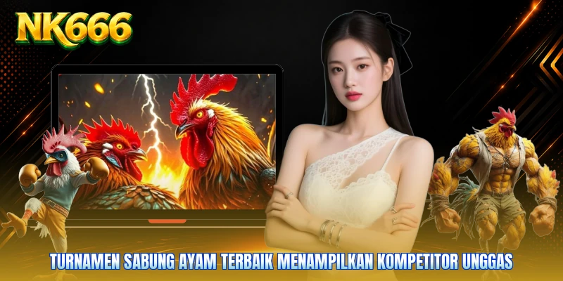 Turnamen sabung ayam terbaik menampilkan kompetitor unggas